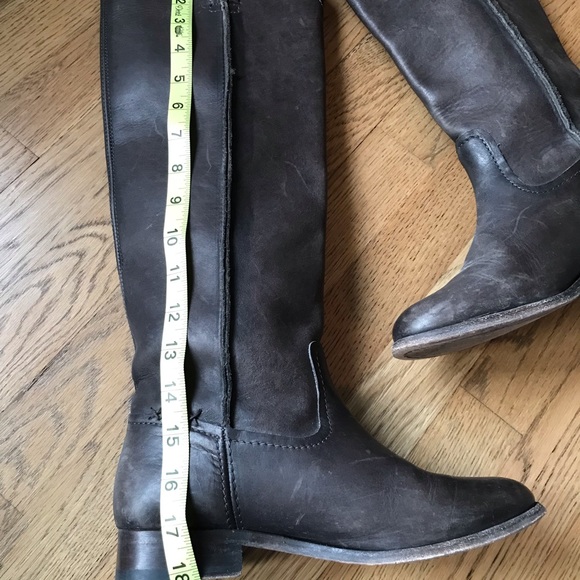 Frye leather pull on riding boots - Picture 16 of 16